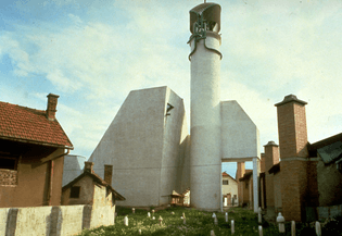 white mosque bosnia