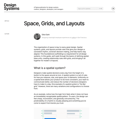 Spacing, Grids and Layouts