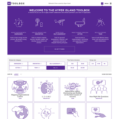 Methods &amp; Tools curated by Hyper Island