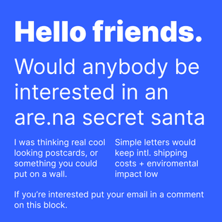 Are.na Secret Santa