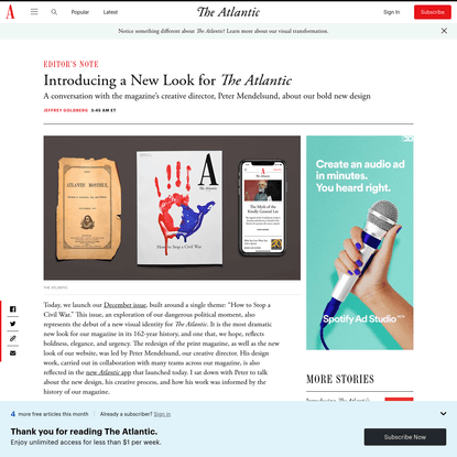 Introducing a New Look for The Atlantic - The Atlantic