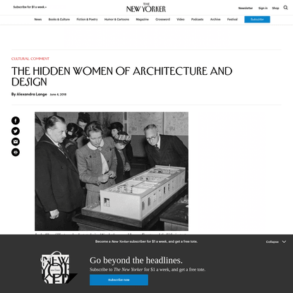 The Hidden Women of Architecture and Design