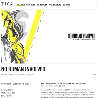 No Human Involved - PICA