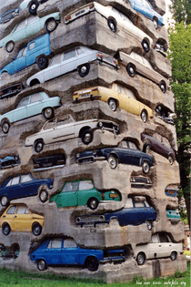 Just A Car Guy: Long term parking, art by Arman