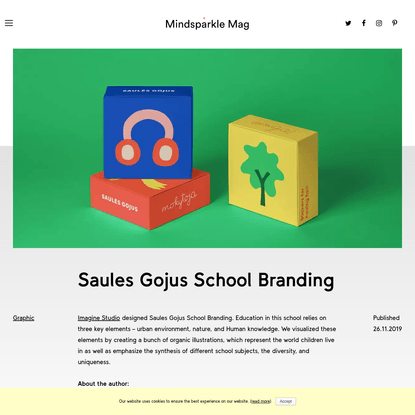 Saules Gojus School Branding - Mindsparkle Mag