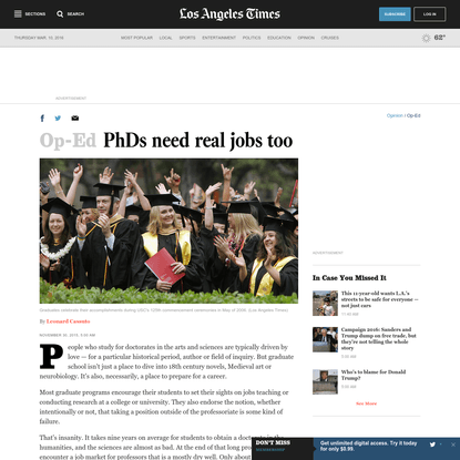 PhDs need real jobs too
