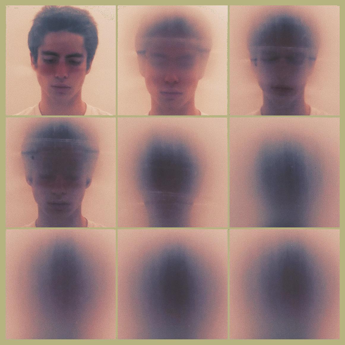 Photos of me gradually dissolving into myself and surroundings
