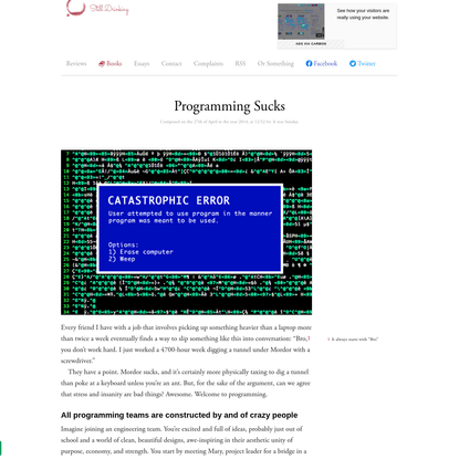 Programming Sucks