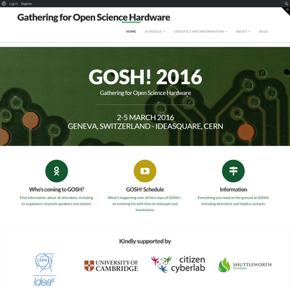 Gathering For Open Science Hardware | Just Another OpenPlant Sites Site