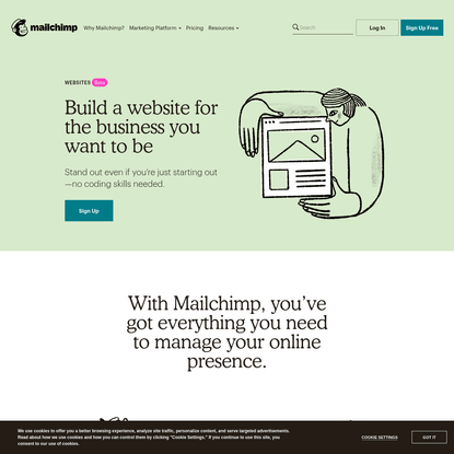 Free Website Builder | Mailchimp