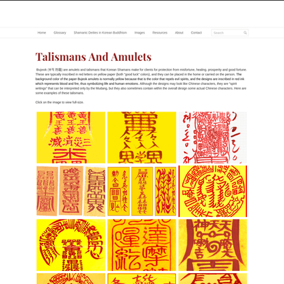 Talismans and Amulets