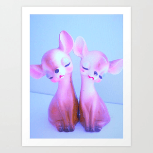 Deer figurines vintage