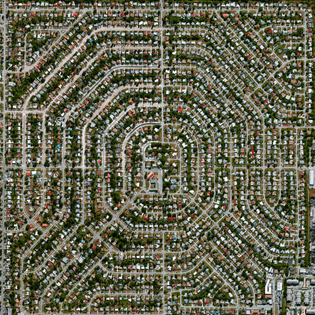 “Melrose Park is a residential community in Fort Lauderdale, Florida, USA. The neighborhood is planned with streets in eight concentric octagons and contains 1,975 households.”