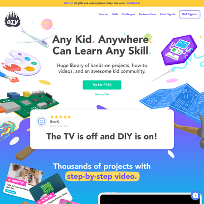DIY.org - Online Courses and Fun Projects for Kids