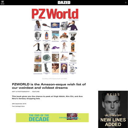 PZWORLD is the Amazon-esque wish list of our weirdest and wildest dreams
