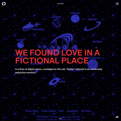 We found love in a fictional place