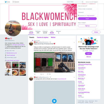 💖Six🌸 (@BlackWomenCry) | Twitter