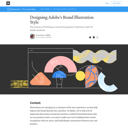 Designing Adobe's Brand Illustration Style