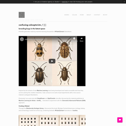 confusing coleopterists / 🤔🐞 - cunicode / Digital Craftsmanship