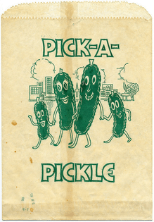 Pick-A-Pickle pickle bag