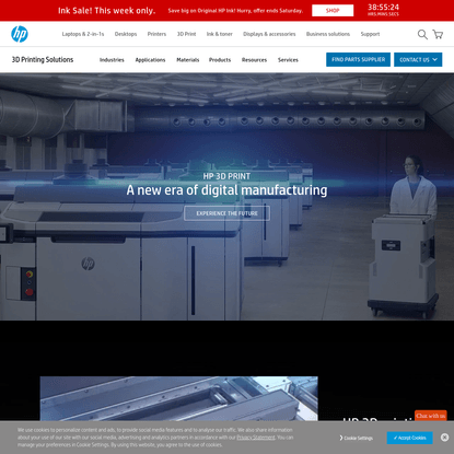 HP Industrial 3D Printers - Leading The Commercial 3D Printing Revolution | HP® Official Site