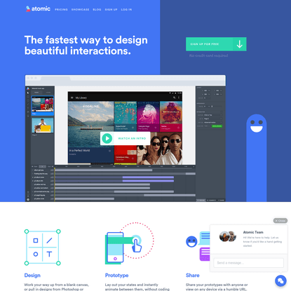 Atomic: Interface design software for professionals