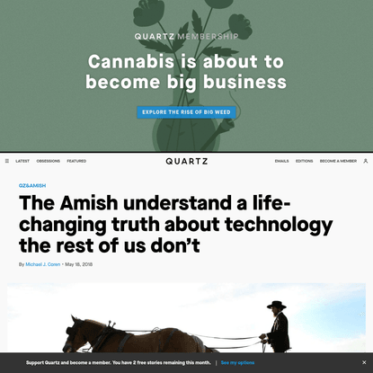 The Amish understand a life-changing truth about technology the rest of us don't