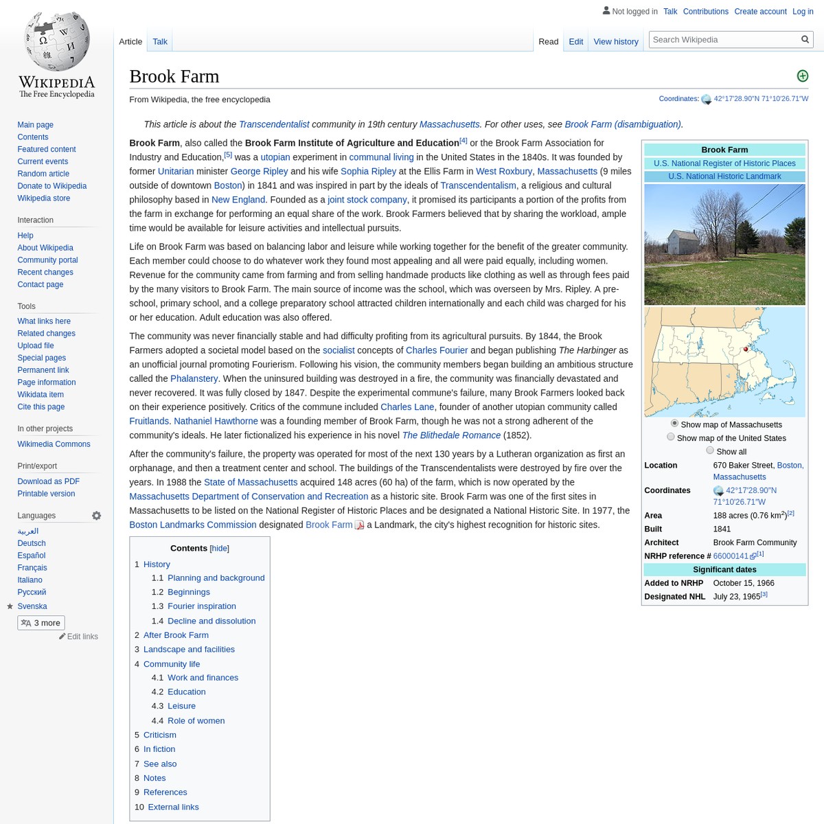 Brook Farm — Are.na