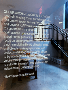 QUEER.ARCHIVE.WORK new space