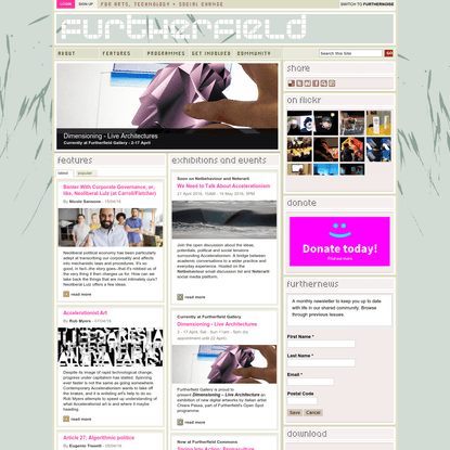 Homepage | www.furtherfield.org