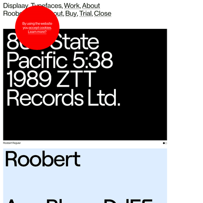 Roobert - Displaay Type Foundry