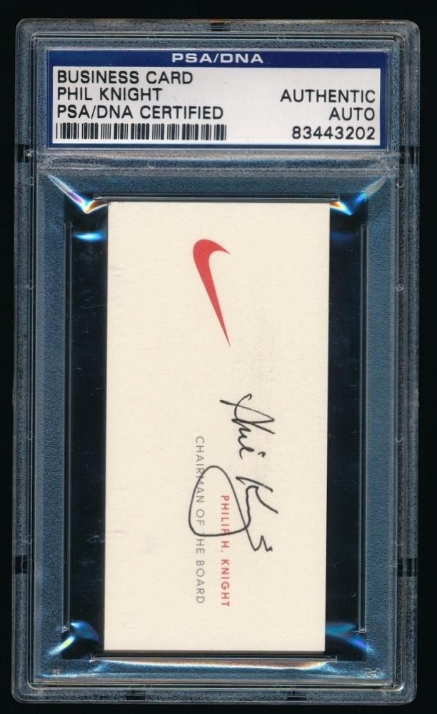 Phil Knight’s business card