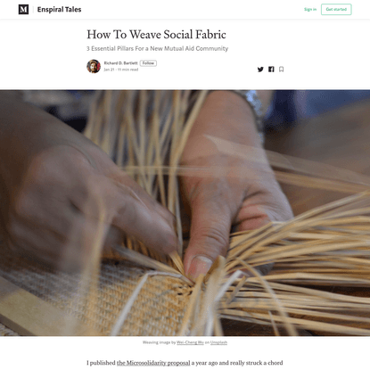 How To Weave Social Fabric