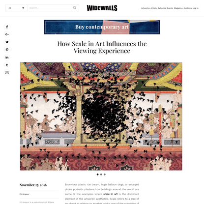 How Scale in Art Influences the Viewing Experience