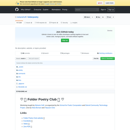 melaniehoff/folderpoetry