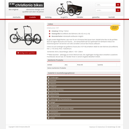 nobox - Christiania Bikes - Transporträder & Lastenräder