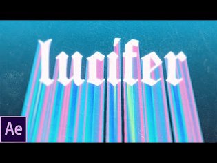 Liquid Colored Text | After Effects Tutorial