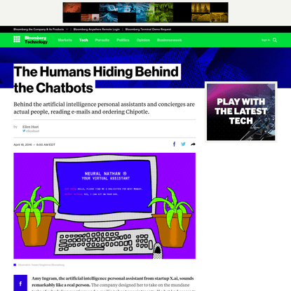 The Humans Hiding Behind the Chatbots