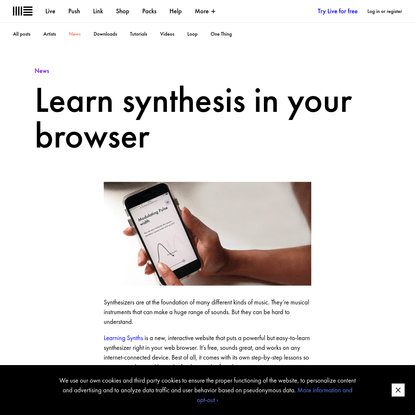 Learn synthesis in your browser