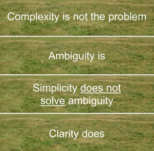Complexity is not the problem