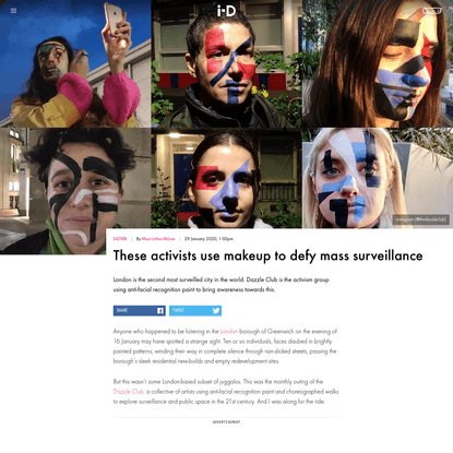 These activists use makeup to defy mass surveillance