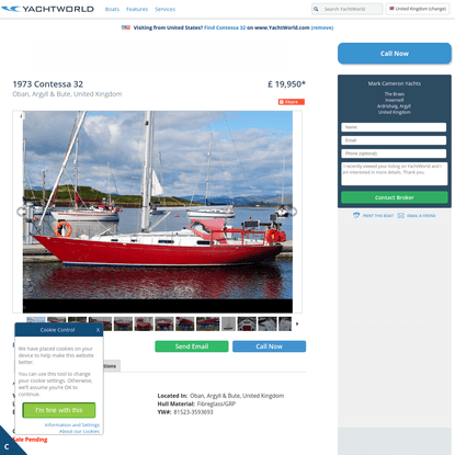 1973 Contessa 32 Sail New and Used Boats for Sale - www.yachtworld.co.uk