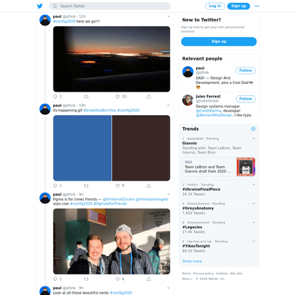 paul on Twitter