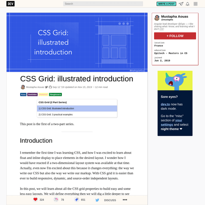 CSS Grid: illustrated introduction - DEV Community 👩‍💻👨‍💻