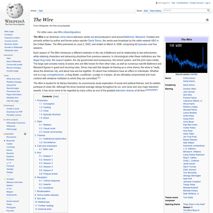 The Wire - Wikipedia, the free encyclopedia