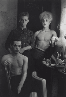 diane arbus, three female impersonators, N.Y.C., 1962