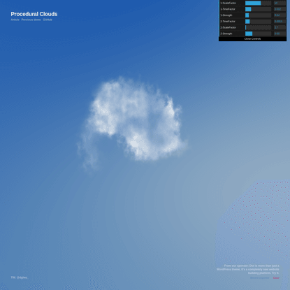 Procedural Clouds