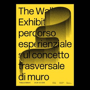 ° Poster 193 - the wall. Which color do you like better? ° ° ° ° ° 19K ° ° ° #graphicdesign #design #poster #art #typography...
