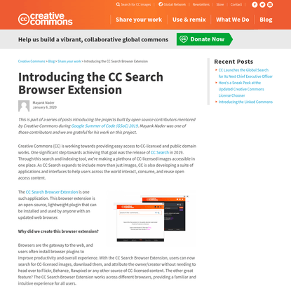 Introducing the CC Search Browser Extension - Creative Commons