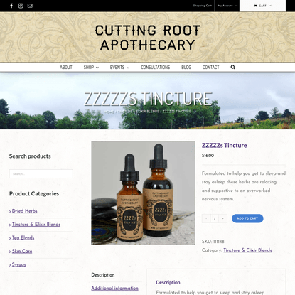 ZZZZZs Tincture